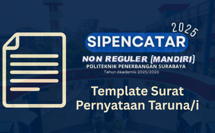  Template Surat Pernyataan Taruna/i Bisa Diunduh di sini yaa