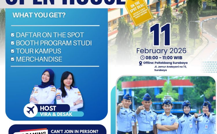  Open House Politeknik Penerbangan Surabaya 2026